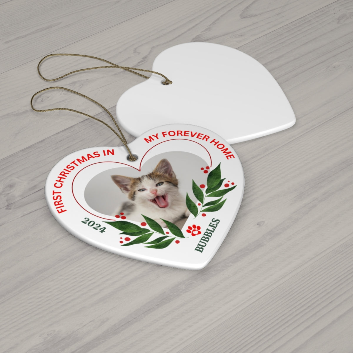 Pet Personalized First Christmas Ornament
