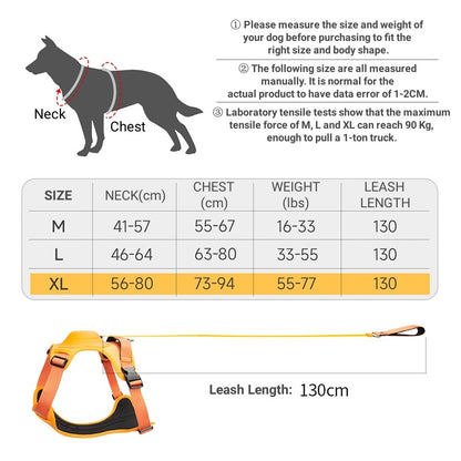 No Pull Dog Harness with Retractable Leash, Harness and Leash Combo