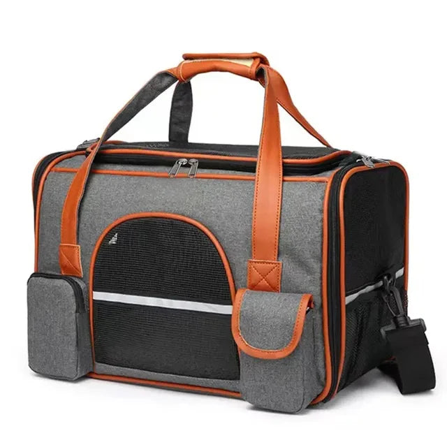 Premium Dog/Cat Travel Carrier & Car Seat | Air Travel Approved
